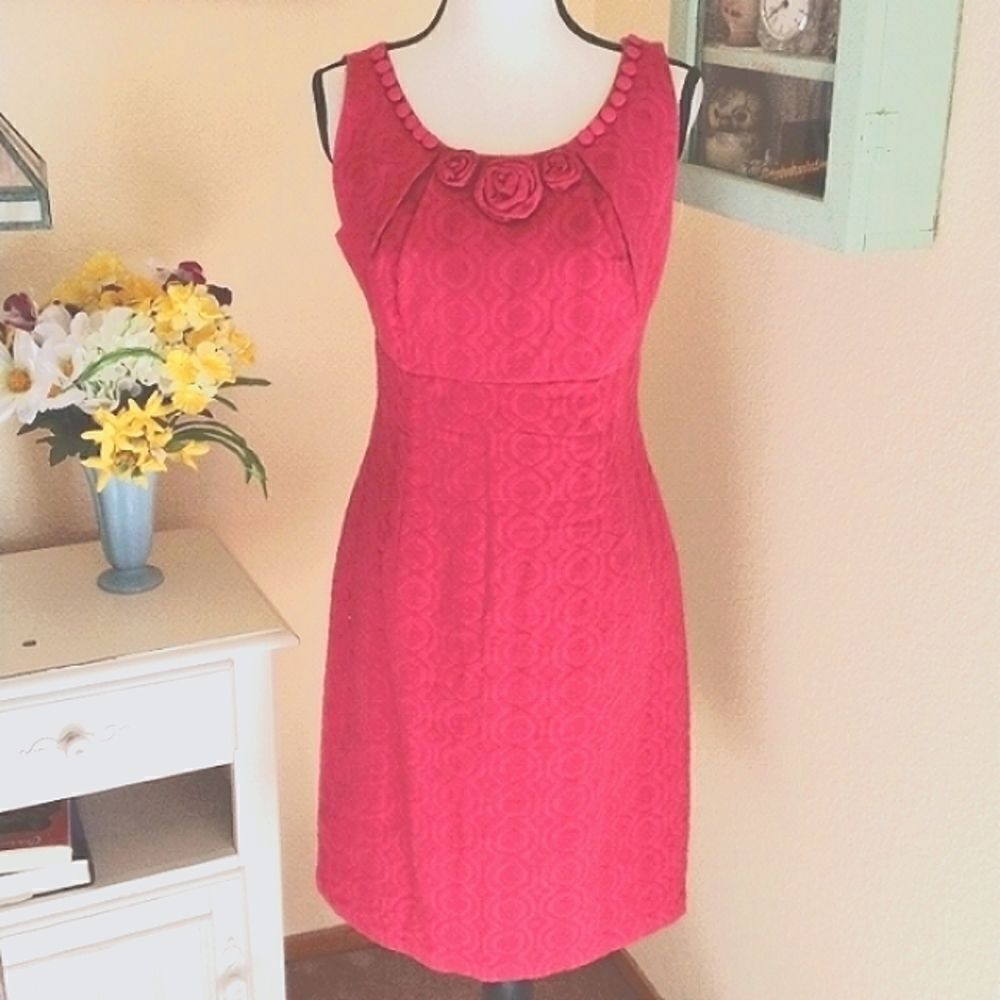 Sangria Cotton Dressy Dress